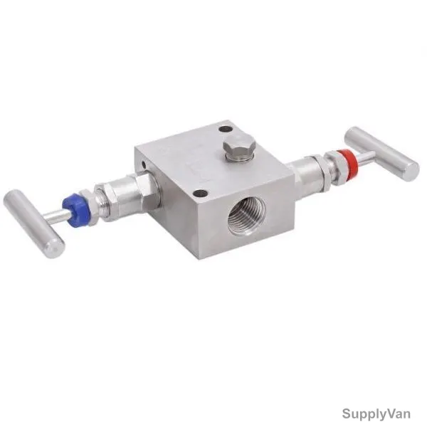 Calcon 2 Way Manifold Valve, 1/2 Inch, FNPT