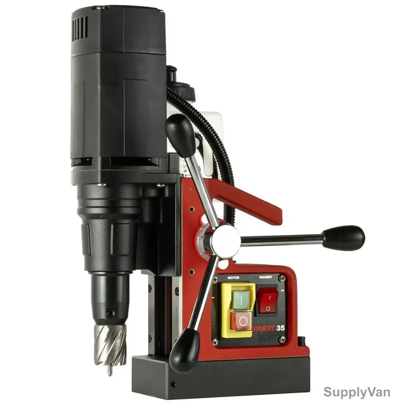 Euroboor Magnetic Drill Machine, Smart.35, 900W, 35MM Cutting Dia