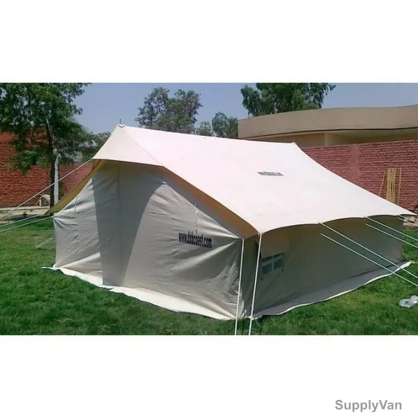 Dutarp Water Proof Canvas Tent, 4x4 Mtrs