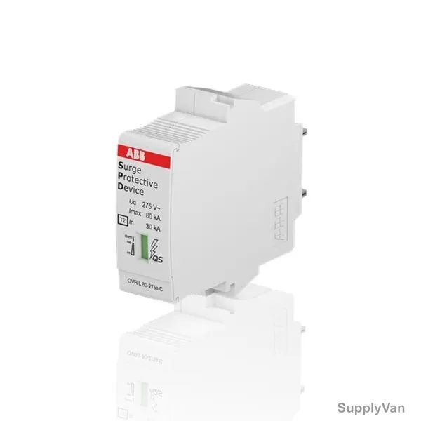 Abb Surge Protective Device, OVR-T2-80-275s-C-QS, Single Pole, 450VAC