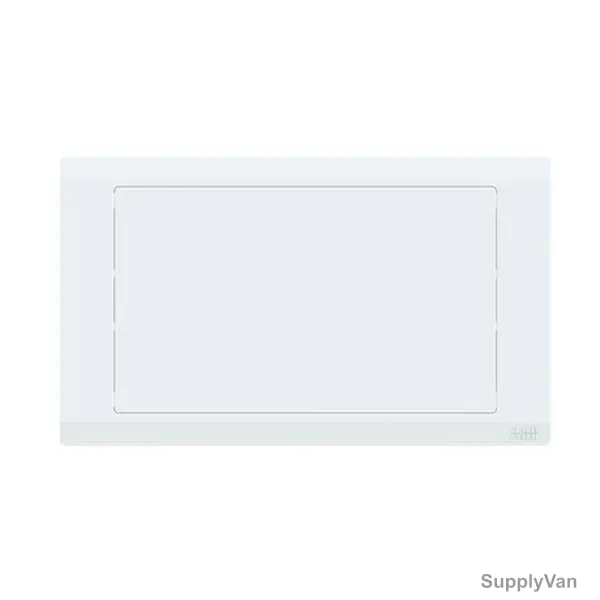 Abb Electrical Blank Wall Plate, BL505, lnora, 2 Gang, White — image 1