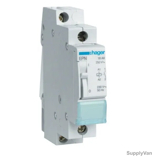 Hager Latching Relay, EPN516, 1NC+1NO, 110/127V