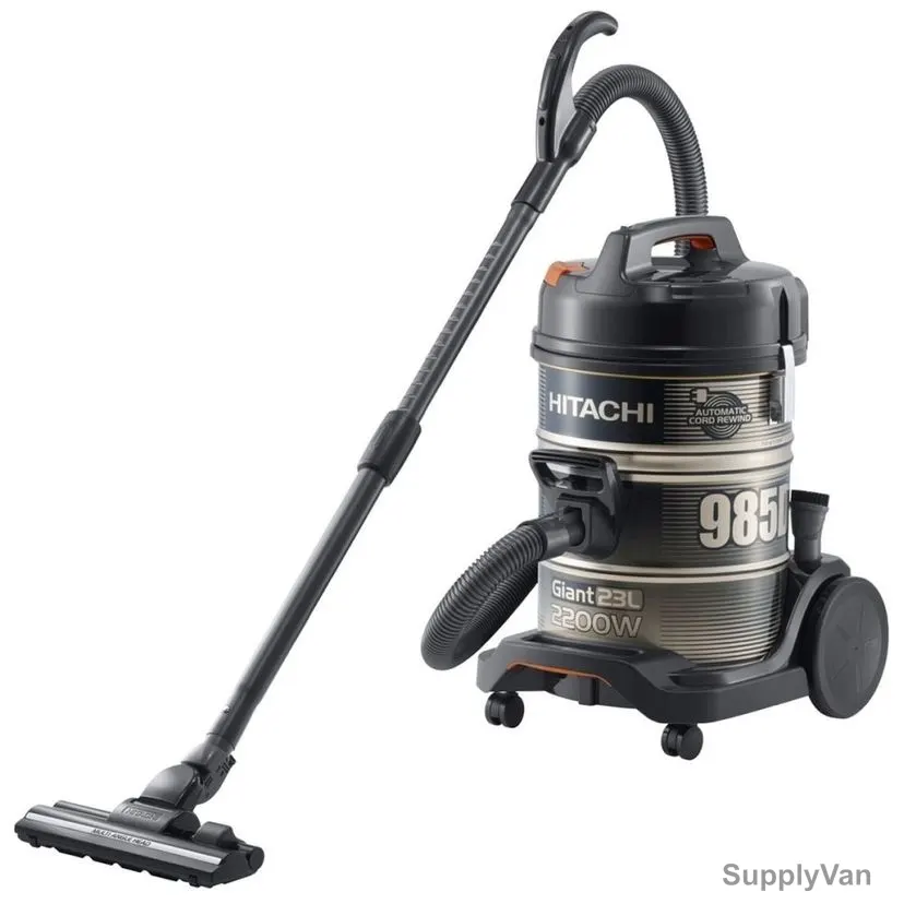 Hitachi Vacuum Cleaner, CV985DC, 2200W, 23 Ltrs, Gold and Black — image 1