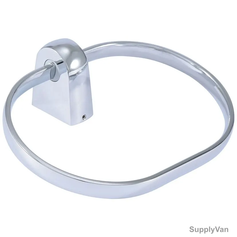 Linisi Towel Ring, 81780, Silver Colour, Brass — image 1
