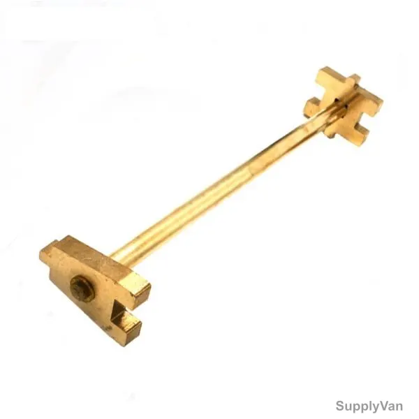 Drum Cap Opener, 95 x 330MM, Carbon Steel, Gold