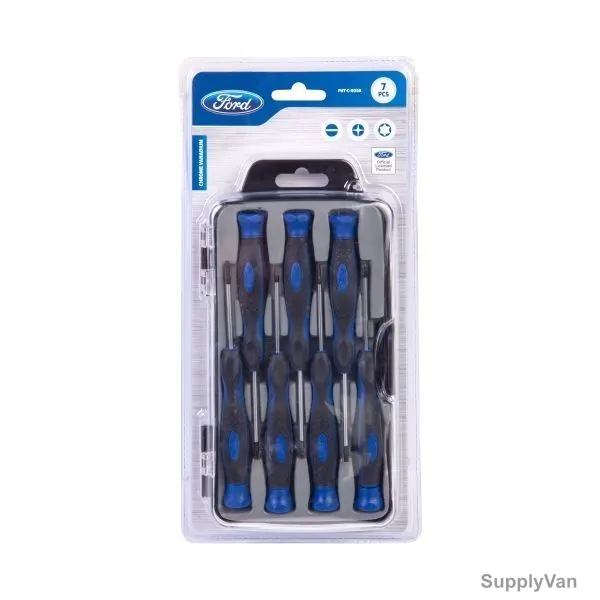 Ford Precision Screwdriver Set, FHT-C-0058, Black and Blue, 7PCS