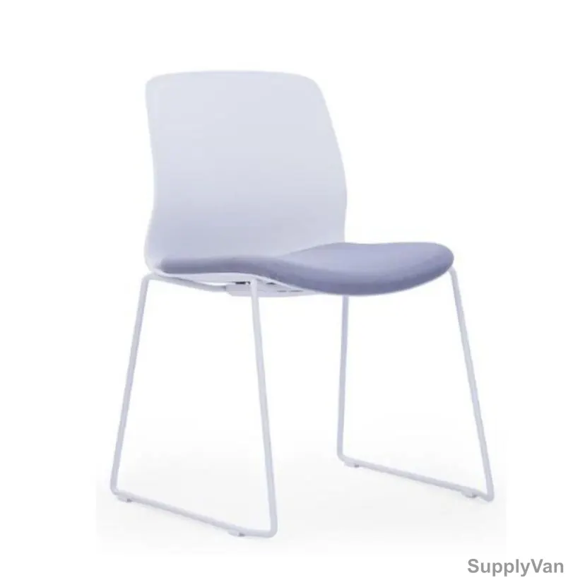 Contemporary 4 Leg Upholstered Chair, MOB-001C, Grey