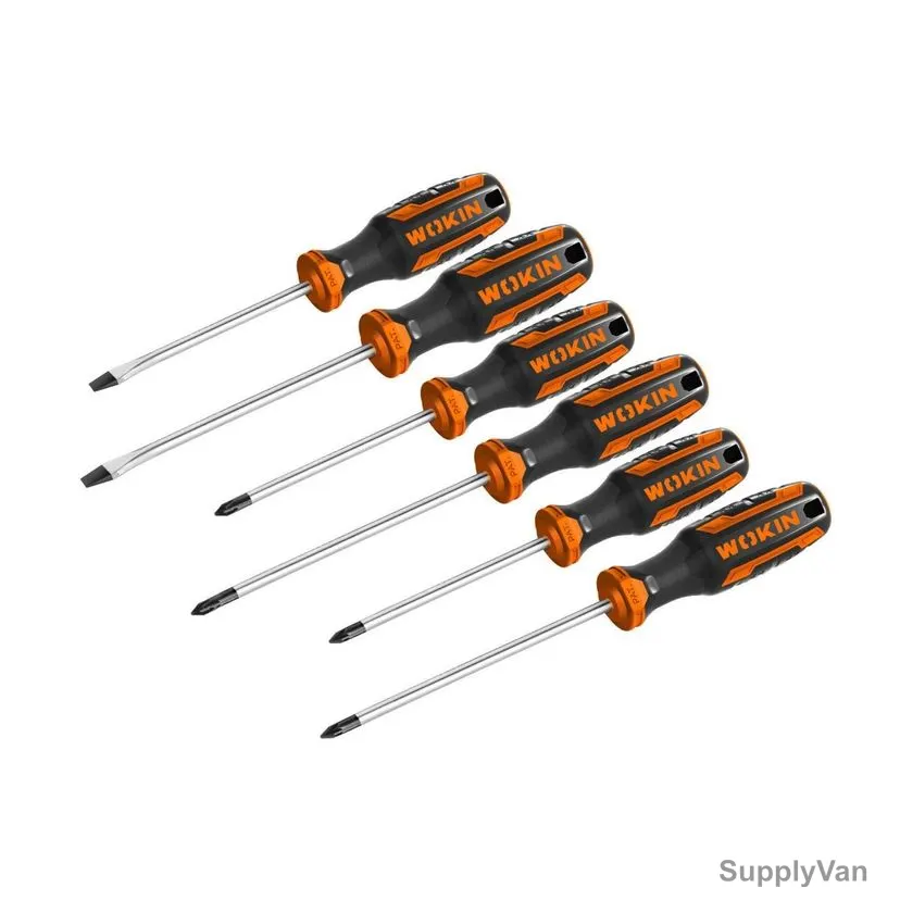 Wokin Industrial Screwdriver Set, SHGT-W-200806, 6 Pcs/Set
