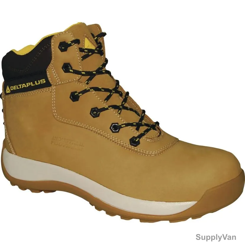 Delta Plus Saga S3 Safety Shoes, SAGA-SIP-SRC, Size39, Composite Toe, Beige