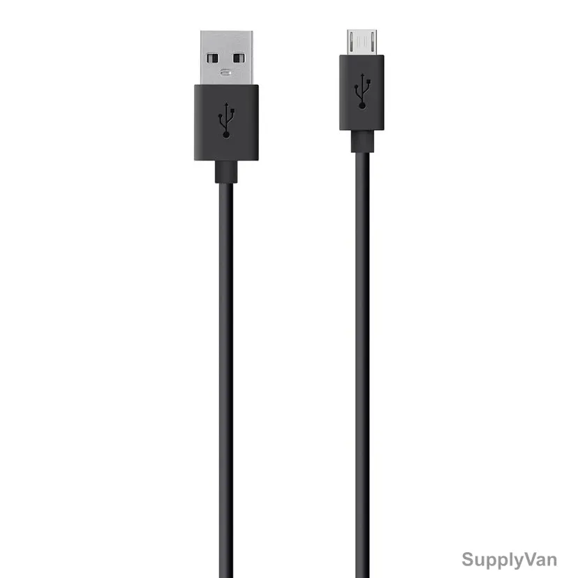 Belkin Tangle Free Micro USB Cable, F2CU012-BK, 1.2 Mtrs, Black — image 1