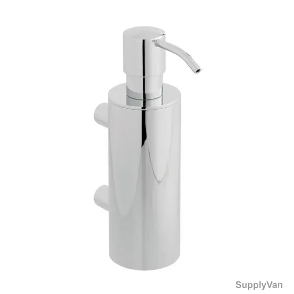 Vado Soap Dispenser, Elements, Wall Mounted, Chrome, Silver
