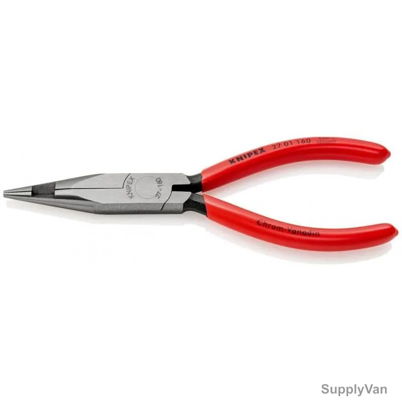 Knipex Snipe Nose Plier With Centre Cutter, 2701160, 160MM — image 1