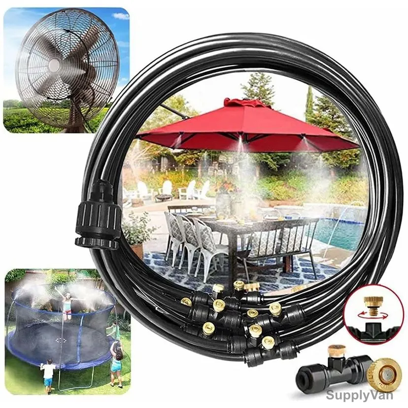 Outdoor Fan Mist Cooling System, Polyethylene/Polyurethane, 12 Mtrs Length — image 1