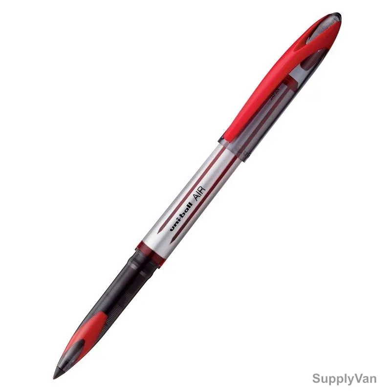 Uni-Ball Ball Point Pen, UBA188L-RD, Air, 0.7MM Tip, Red, 12 Pcs/Pack