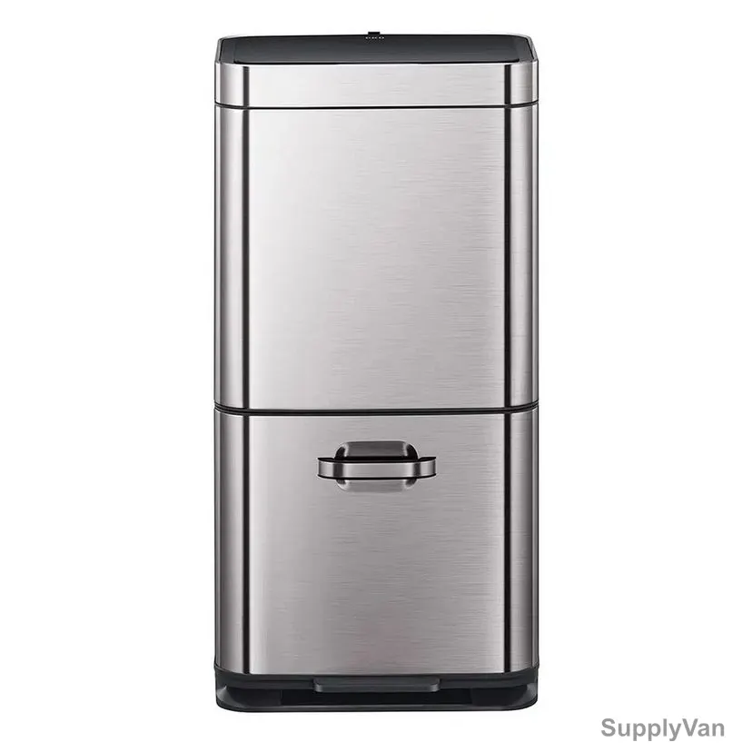 Eko Himalaya Motion Sensor Trash Bin, SS41-60, Stainless Steel, 60 Ltrs, Silver — image 1