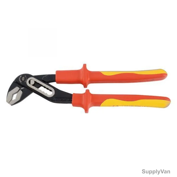 Kingtony Insulated V-Jaw Water Pump Plier, 651610A, 10 Inch