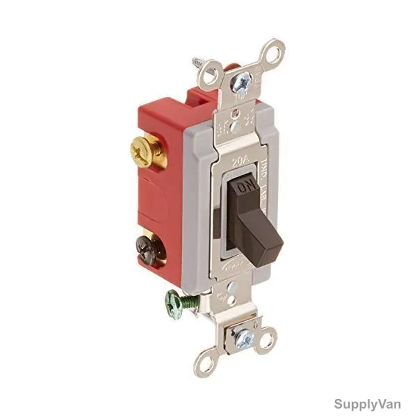 Hubbell 4 Way Toggle Switch, HUBHBL1385, 20A, 120-277VAC
