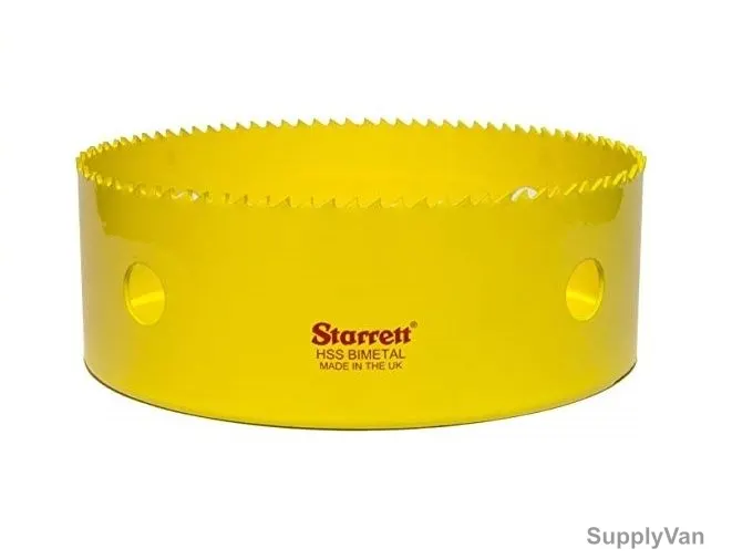 Starrett Hole Saw, SH0512, High Speed Steel, 140MM, Yellow