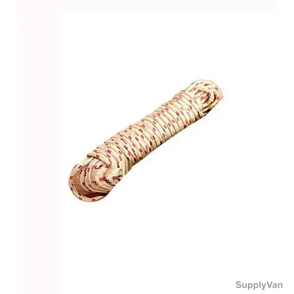 Decdeal Clothes Drying Rope, Nylon, 5MM x 10 Mtrs, Beige