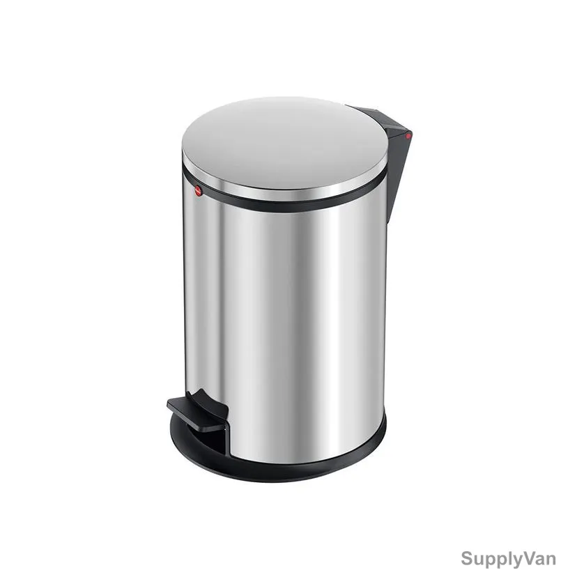 Hailo Pedal Waste Bin, HLO-0517-010, Pure M, 12 Litres, Silver