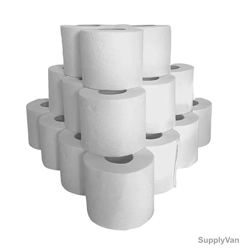 BYFT Toilet Paper Roll, 2 Ply, 300 Sheets, White, 100 Roll/Carton — image 1
