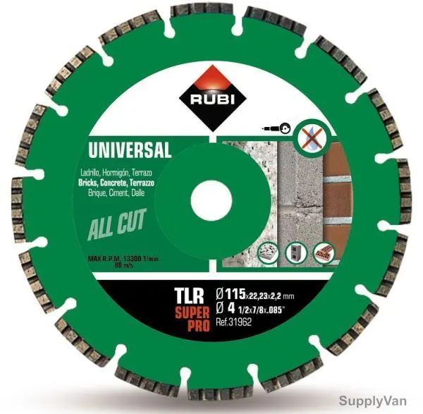 Rubi Diamond Blade, 031962, 115MM