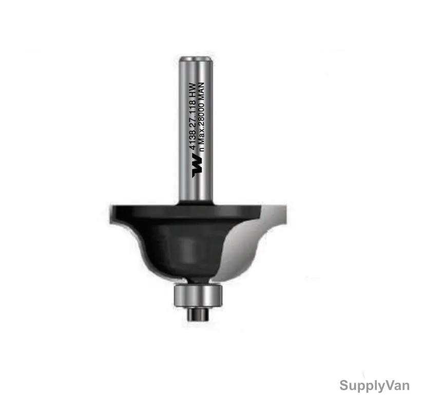 Witox Roman Ogee Router Bit W/ Ball Bearing, 4138.27.118, TC, 27 x 11.9MM — image 1