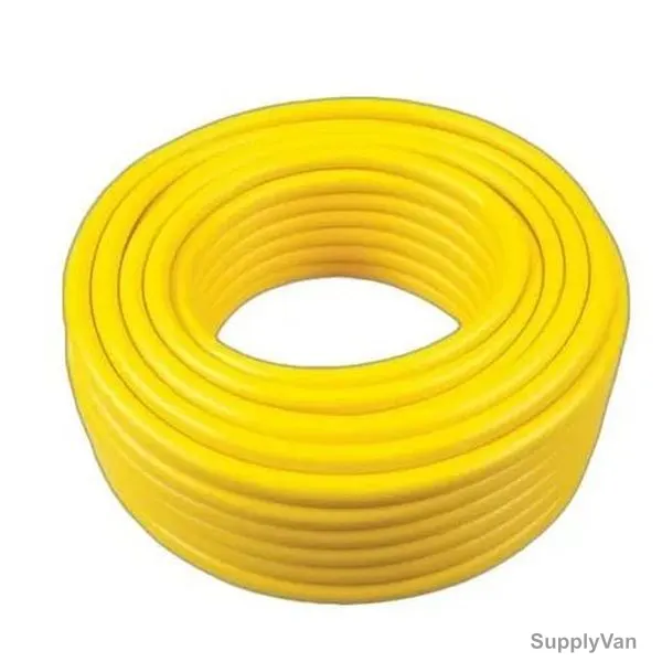 Flexible Hose Pipe, PVC, 1/2 Inch Dia x 100 Mtrs Length, Yellow