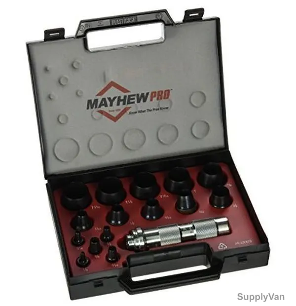 Mayhew Hollow Punch Set, 66000, 16PCS