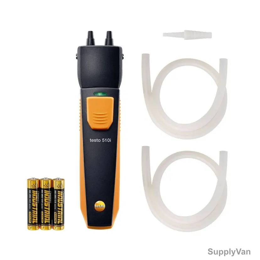 Testo Differential Pressure Measuring Instrument With Smartphone, 0560-1510, 510i Series, -150 to +150 HPA — image 1