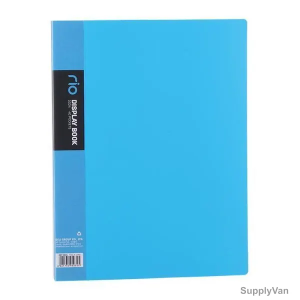 Deli Display File, E5034, Rio, 40 Pocket, Blue