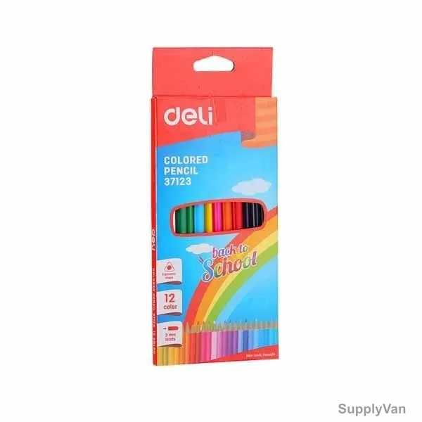 Deli Color Pencil, E37123, Multicolor, 12 Pcs/Pack