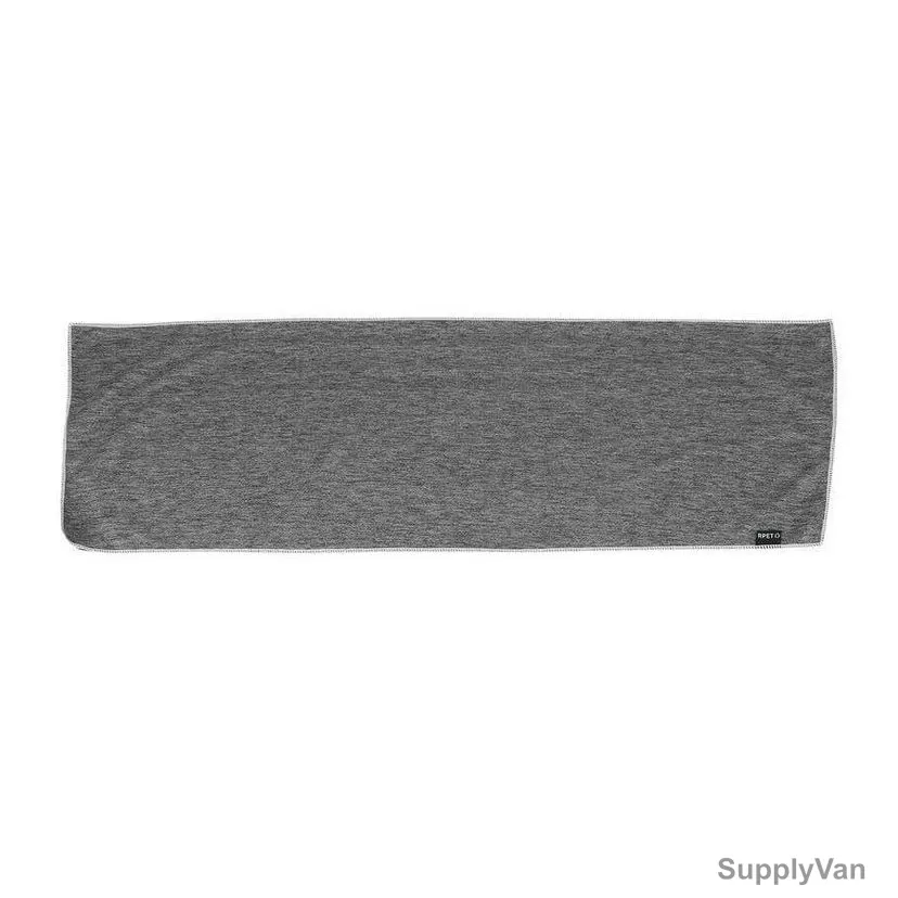 Cooling Towel, CTGL-7120, RPET Microfiber, 11.5CM Width x 16.5CM Length, Grey
