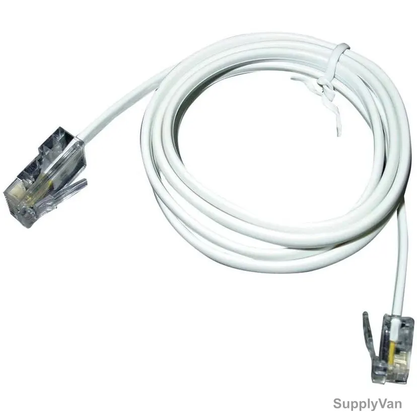 Sandberg Telephone Cable, 507-16, RJ11 to RJ45, 1 Mtr, White