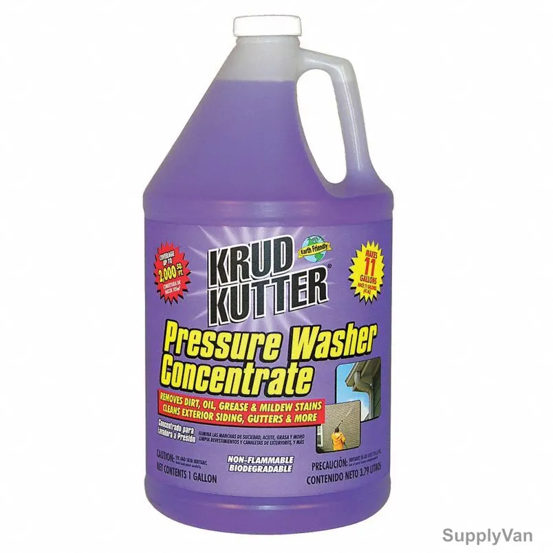 Krud Kutter Multi-Purpose Pressure Washer Concentrate, PWC014, 1 Gal, Light Purple