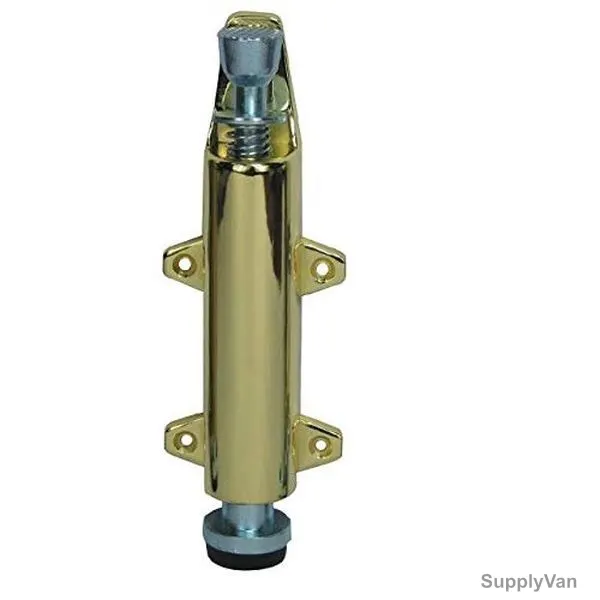 Robustline Foot Door Stopper, Heavy, Zinc, Gold