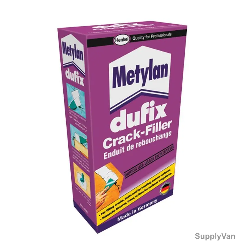 Metylan Dufix Crack Filler, 2585373, 1.5 Kg, White