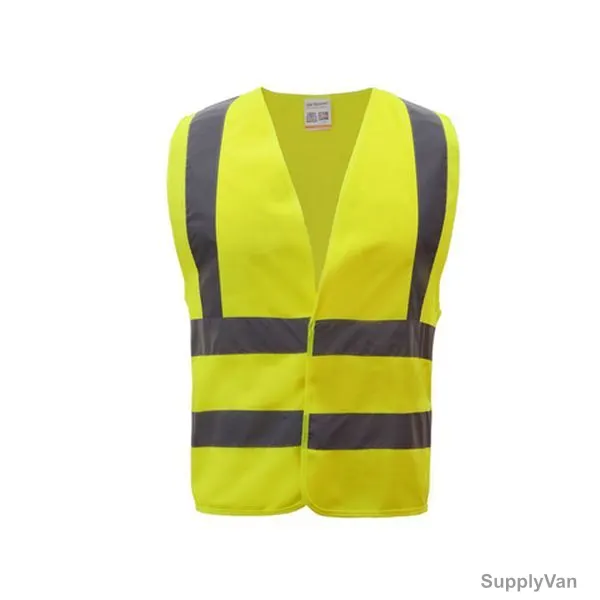 Sfvest High Visibility Reflective Safety Vest, Free Size, Fluorescent Yellow