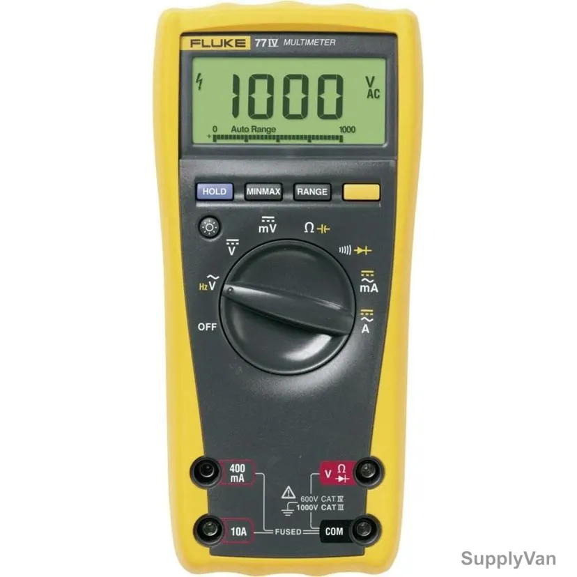 Fluke Digital Multimeter, 77-4-EUR, 1000V