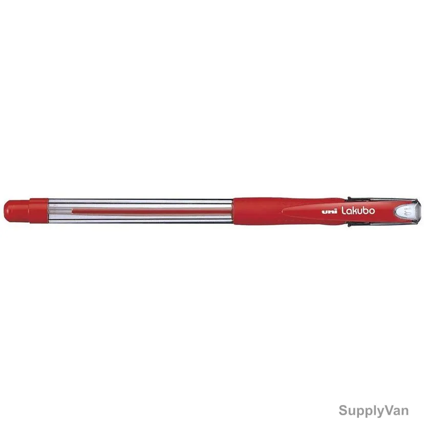Uni-Ball Ballpoint Pen, SG100M, Lakubo, 1MM, Red, 12 Pcs/Pack
