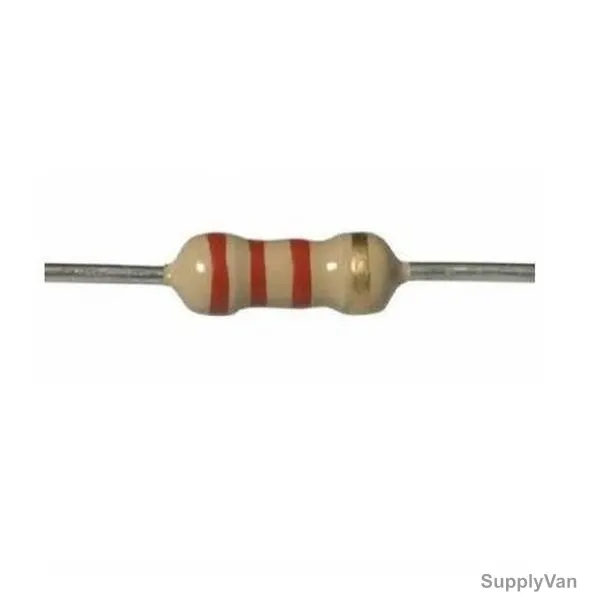 Metal Film Resistor, 2200 Ohm, 1/4W