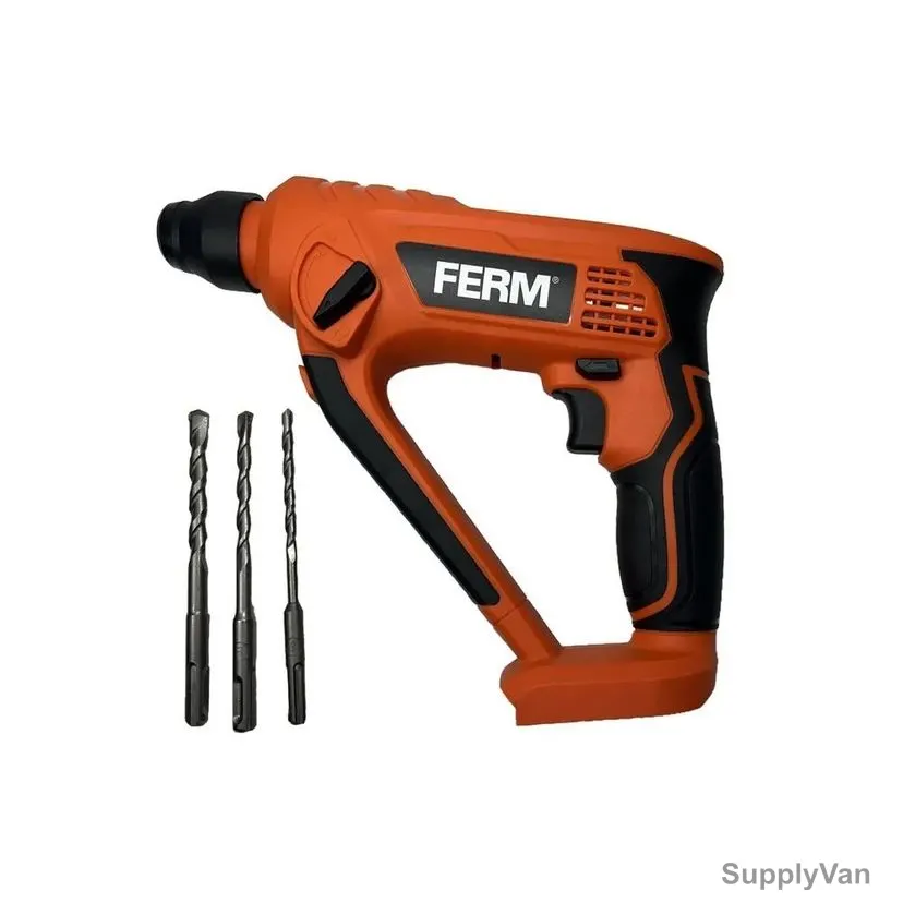 Ferm SDS-Plus Cordless Rotary Hammer, HDM1052, 18V