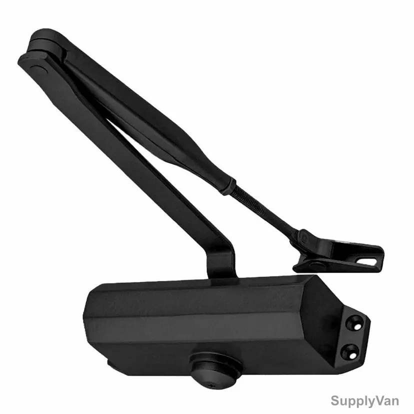 Dorfit Door Closer, DT071C-BK, Zinc, 800-1000MM Door Width, 40-65 Kg Weight Capacity, Black — image 1