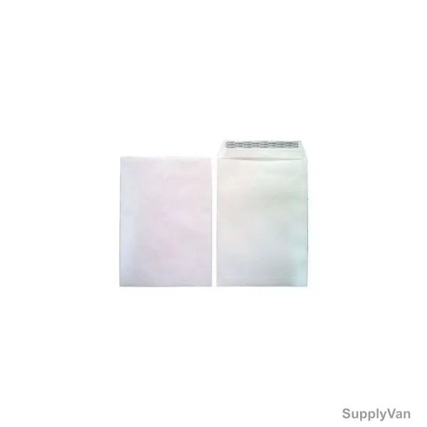 Self Seal Business Envelope, Paper, White, 25 Pcs/Pack