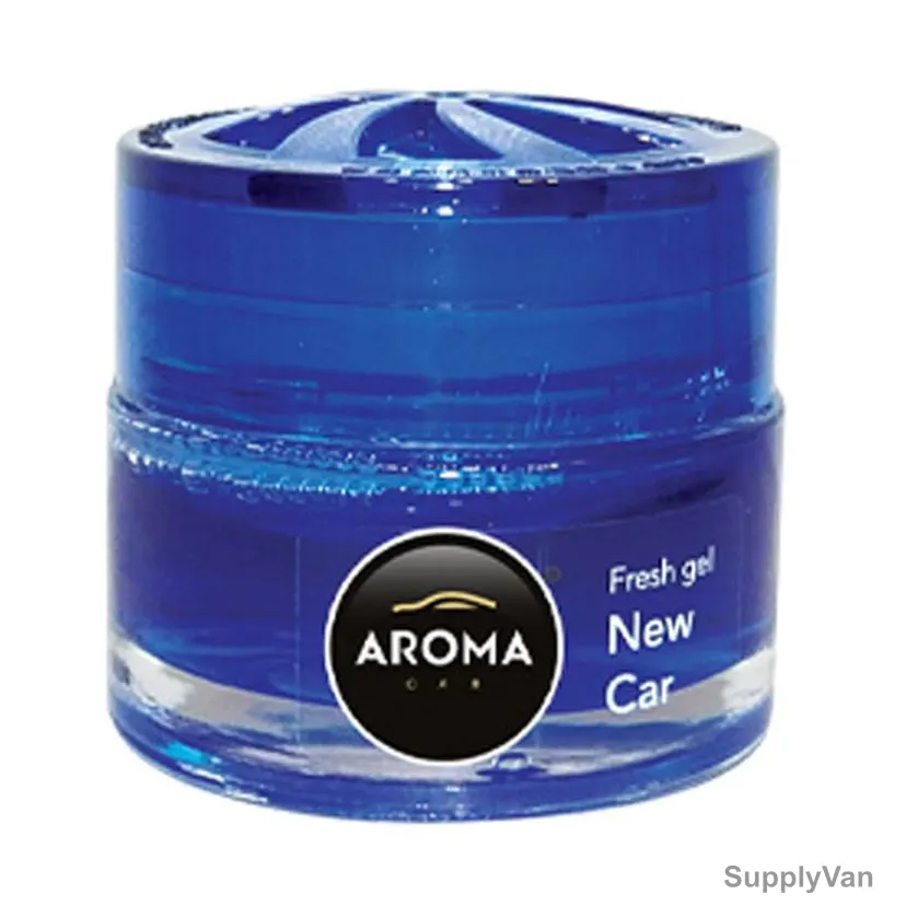 Aroma Fresh Gel Car Air Freshener, New Car, 50ML