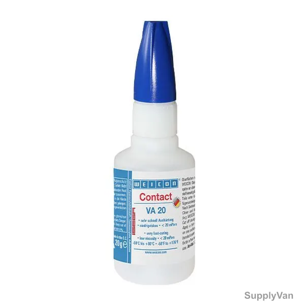 Weicon Contact VA 20 Cyanoacrylate Adhesive, 12000020, 20GM