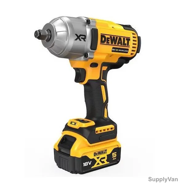 Dewalt High Torque Impact Wrench, DCF900P2T-GB, 2x 5Ah Battery, 1x 18V Charger — image 1