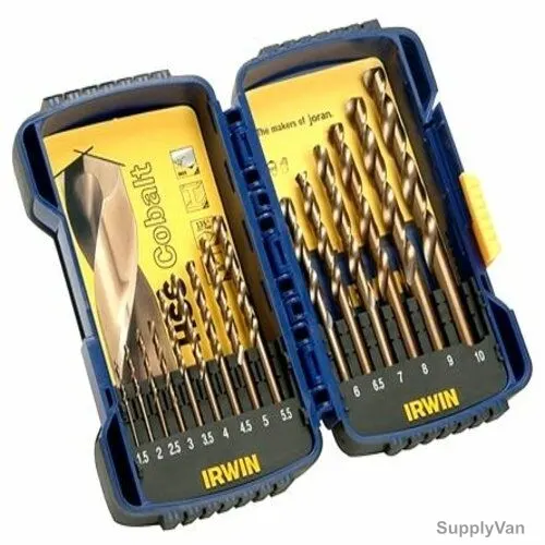 Irwin Drill Bit Set, 10503990, HSS Cobalt, PK1