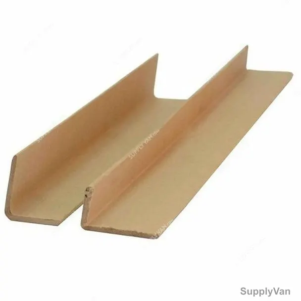 Corrugated Edge Protector, 3MM Thk, 3.5CM x 3.5CM Wing Size, 1 Mtr Length, 50 Pcs/Pack
