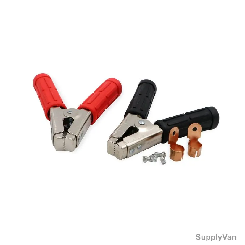 Selta Battery Clamp Set, MC69-BATCS, Steel, 600A, Black/Red — image 1